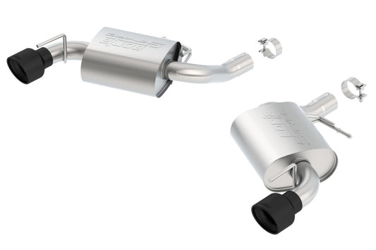 Borla S-Type Axle-Back Exhaust System for 2016-2024 Chevrolet Camaro SS and LT1 Models – No NPP Valves, Ceramic Black Finish