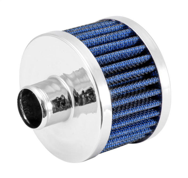 Spectre ExtraFlow Push-In Breather Filter - Blue for 1-1/4 Inch Valve Cover Breather Hole