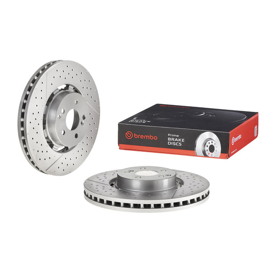 Brembo OE UV Coated Front Right Rotor for Mercedes-Benz & Porsche Models - Part 09.A945.33