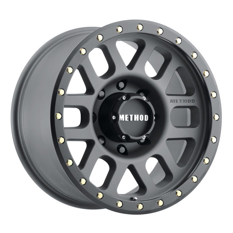 Method MR309 Grid 18x9-Inch Alloy Wheel with +18mm Offset and Titanium Finish