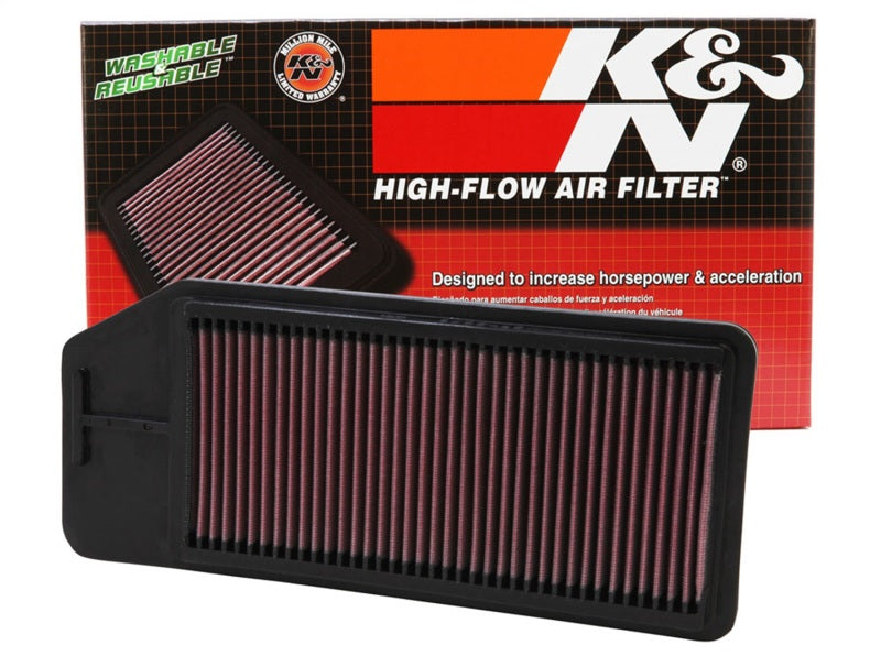 K&N Engineering 33-2276 High-Flow Drop-In Air Filter for Acura and Honda Vehicles