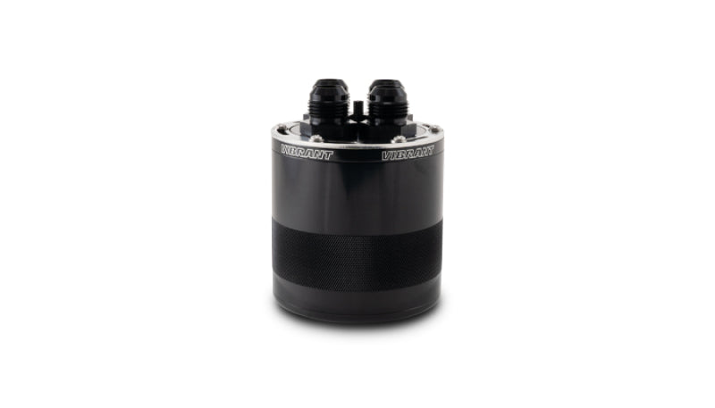 Vibrant Small 0.75L 4-Port Oil Catch Can Assembly - Versatile and Modular Vehicle Ventilation System