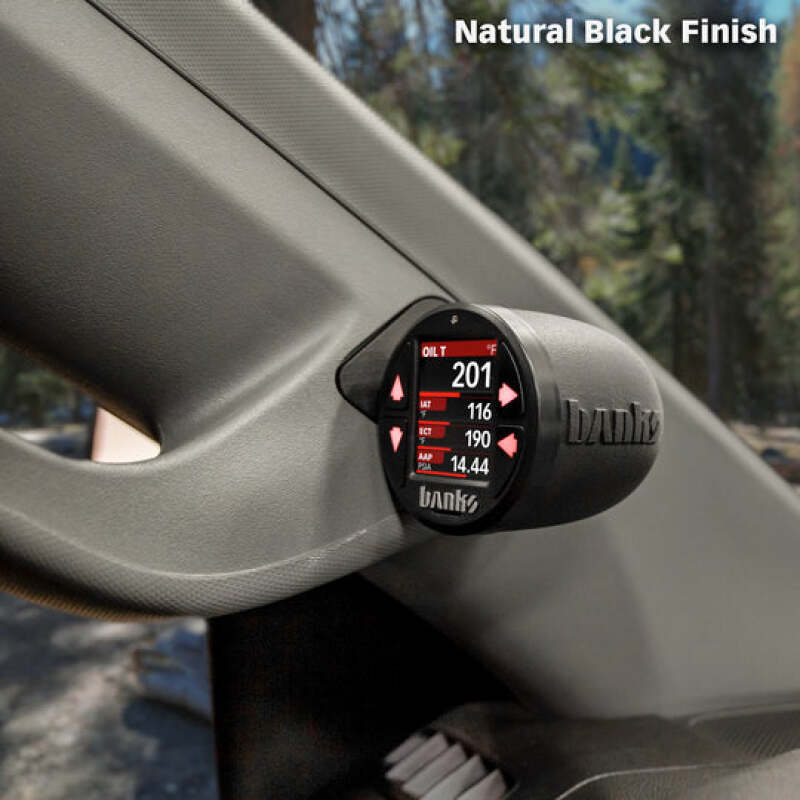 Banks Power 19-21 Chevy/GMC 1500 and 20-22 Chevy/GMC 2500/3500 iDash Stealth Pod Mount - Single Gauge