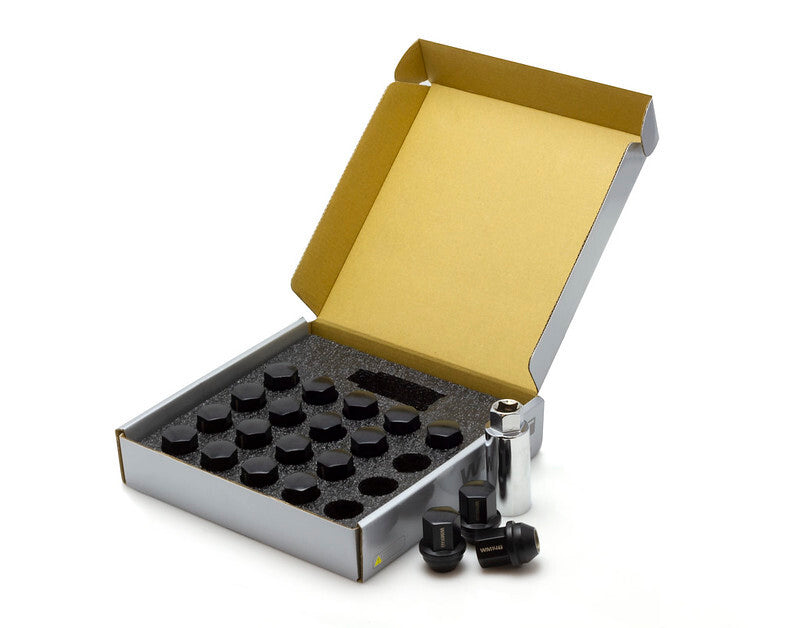 Wheel Mate WM14TB20 Closed End Lug Nuts – Pack of 20, Black Finish