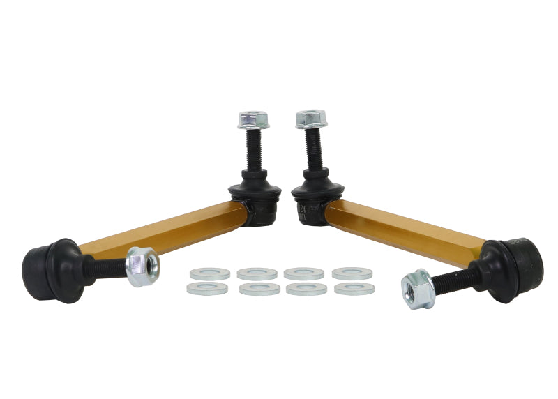Whiteline KLC140-255 Universal Heavy Duty Adjustable Sway Bar Link Kit for Improved Handling
