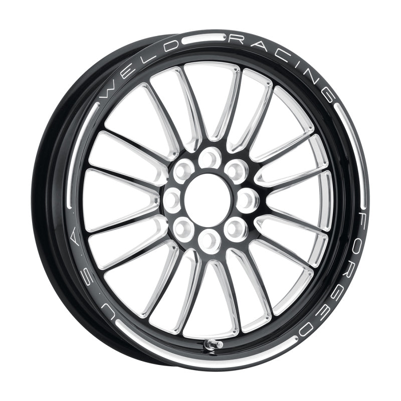 Weld Tuner Import 15x3.5-inch Black Alloy Wheel with 4x100mm Bolt Pattern