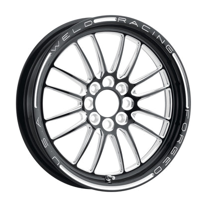 Weld Tuner Import 15x3.5-inch Black Alloy Wheel with 4x100mm Bolt Pattern