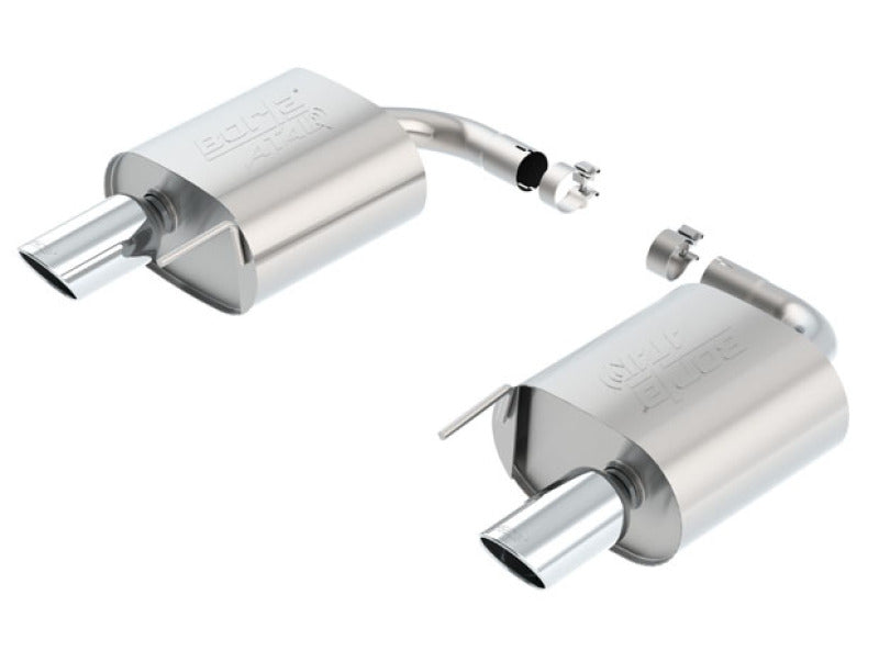 Borla ATAK Axle-Back Exhaust System for 2015-2018 Ford Mustang 2.3L EcoBoost and V6 Models