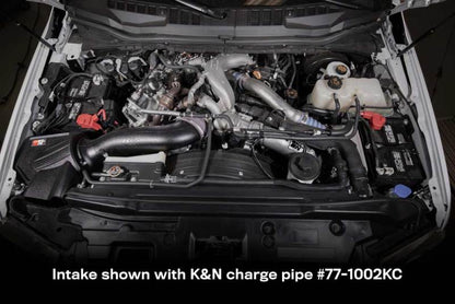 K&N 63 Series AirCharger Performance Intake for 2020-2021 Ford F-250 and F-350 with 6.7L V8 Diesel