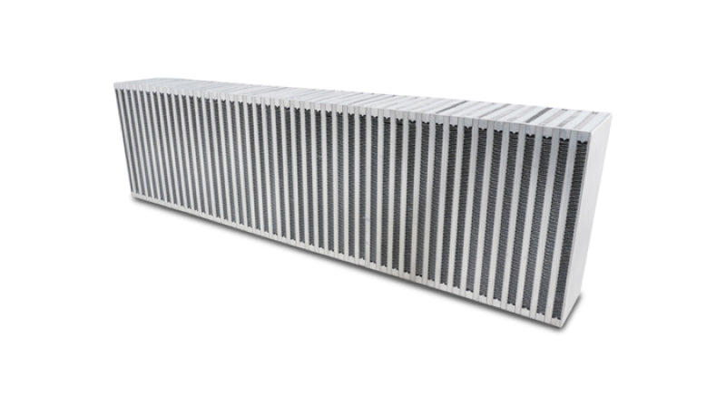 Vibrant Vertical Flow Intercooler Core – 24 Inch Wide, 6 Inch High, 3.5 Inch Thick – Bar and Plate Construction for High-Performance Turbocharged Vehicles