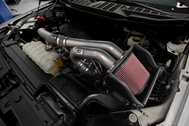 K&N 2015-2022 Ford F-150 3.5L V6 Performance Cold Air Intake System - Part 77-2617KC
