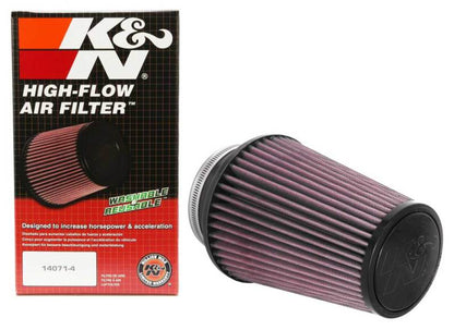 K&N Engineering Universal Clamp-On Air Filter 4-inch Flange, 6-inch Body, 4-inch Top, 7-inch Height - Model RU-4680