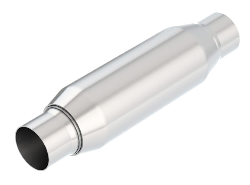 Borla CrateMuffler Resonator 2.25-inch Center Inlet/Outlet, 3.5-inch Round x 10-inch Length