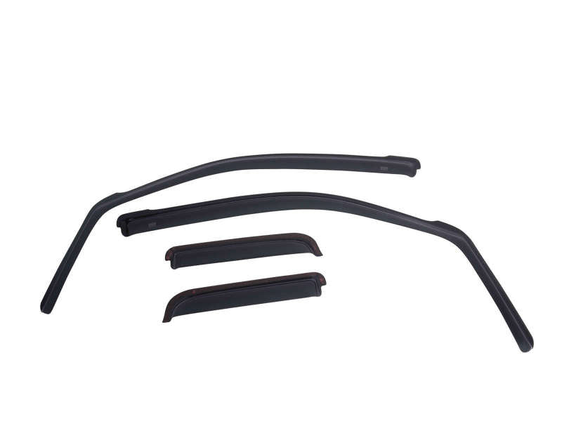 EGR 575091 In-Channel Window Visors for Toyota Tundra Double Cab, Smoked Dark Smoke Finish