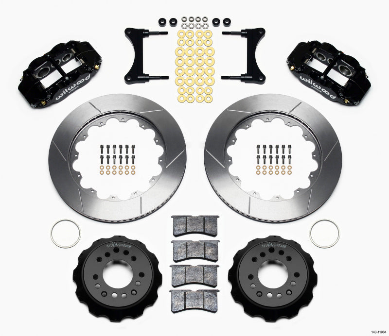 Wilwood Narrow Superlite 6R Front Hat Kit – 14 Inch Rotor for 1993-1996 Mazda RX-7