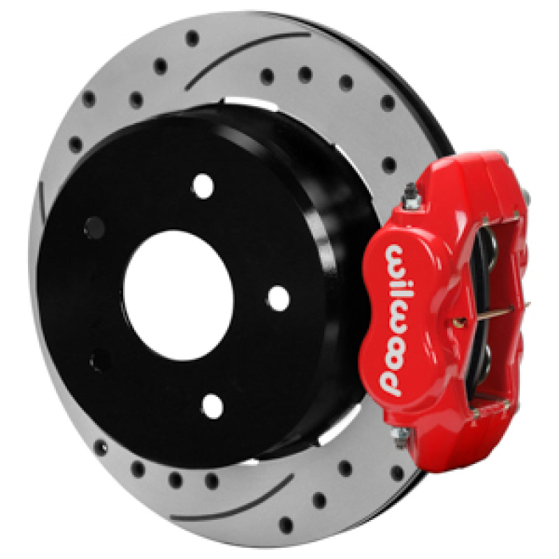 Wilwood Forged Dynalite Rear Disc Conversion Kit for 1988-1998 Chevy Silverado - Red Finish
