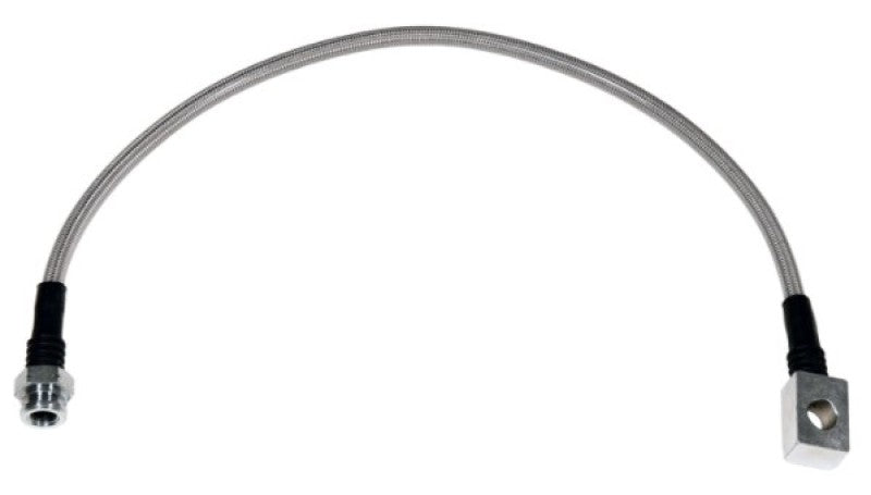 Wilwood 18.75-inch Flexline -3 Hose to M10 x 1.00 Banjo Bubble Flare for Automotive Brake Systems (Part #220-8215)