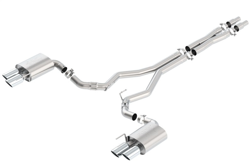 Borla ATAK 3-inch Cat-Back Exhaust System for 2018-2023 Ford Mustang GT 5.0L V8 Without Active Valve Exhaust