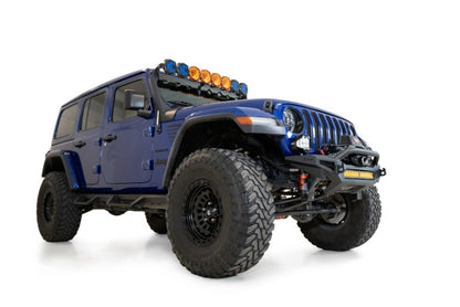 Addictive Desert Designs Rock Fighter Front Bumper for Jeep JL 2018-2023 with Light Mounts and Winch Compatibility