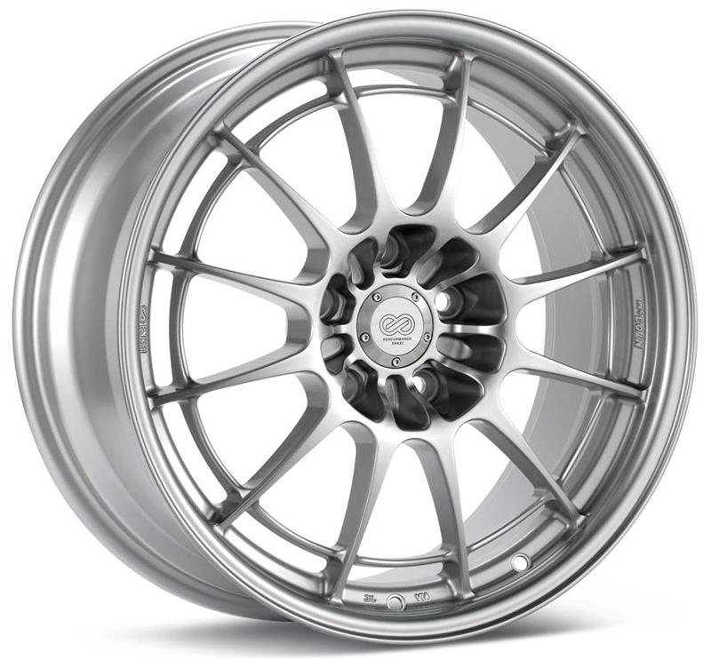 Enkei NT03+M 18x9.5 Silver Alloy Wheel with 5x114.3 Bolt Pattern and +27mm Offset