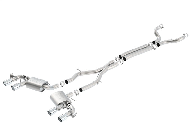 Borla ATAK Cat-Back Exhaust System for 2017-2023 Chevrolet Camaro ZL1 6.2L V8 with NPP Valves