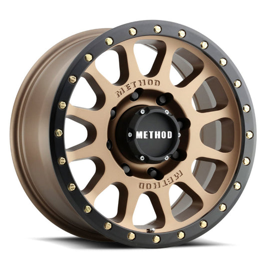 Method Wheels MR305 HD 18x9 Bronze/Black Street Loc Wheel with 8x170 Bolt Pattern and +18mm Offset