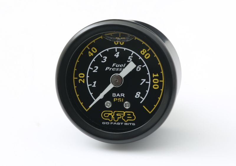 Go Fast Bits GFB Fuel Pressure Gauge (Part 5730) – 0-120 PSI for 40mm Fuel Pressure Regulators