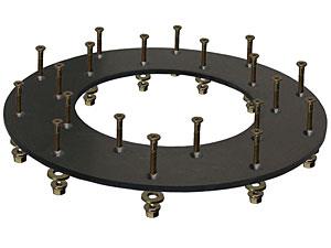 Fidanza 9.5-inch Flywheel Friction Kit (18 Holes) for Ford Focus