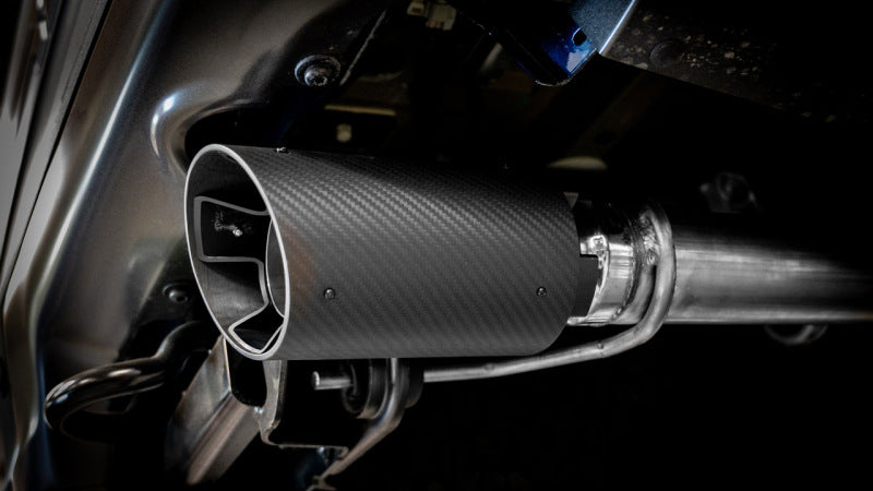 Borla 21-23 Ford Raptor 3-inch Tail Pipe Kit with Black Anodized Carbon Fiber Tips – Part Number 60727CFBA