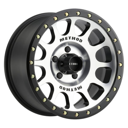 Method MR305 NV 18x9-Inch Polished Street Loc Wheel with 5x150 Bolt Pattern and +25mm Offset