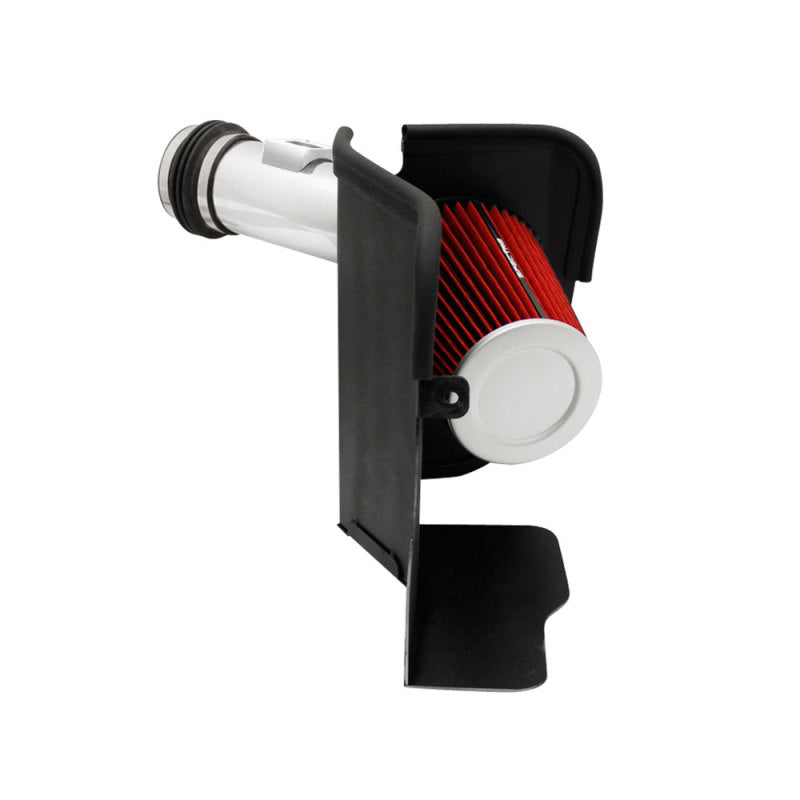 Spectre 03-07 Ford Super Duty V8-6.7L Diesel Air Intake Kit with Red Filter and Polished Aluminum Tubing