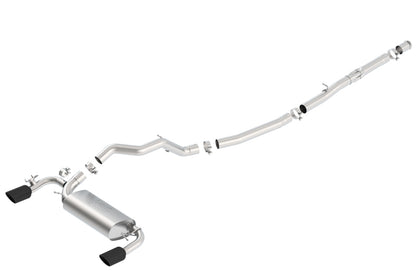 Borla 16-18 Ford Focus RS 2.3L MT AWD ATAK Cat-Back Exhaust with Black Chrome Tips