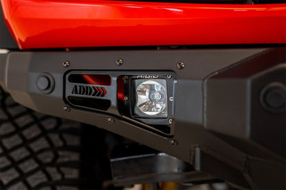 Addictive Desert Designs Stealth Fighter Front Bumper for 2021+ Ford Bronco with Mounts for 30-Inch Light Bar and Cube Lights