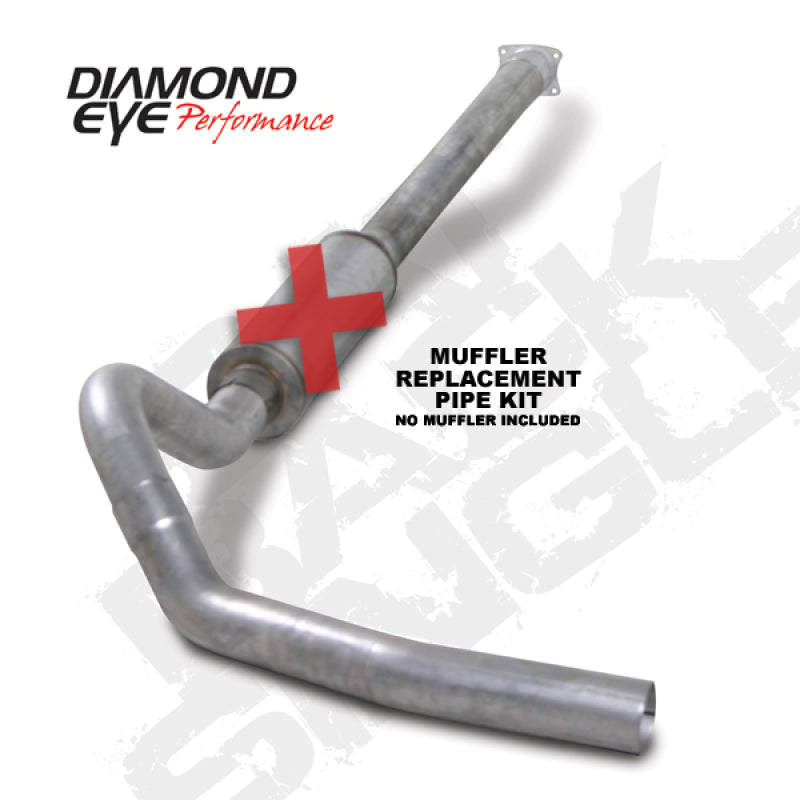 Diamond Eye Performance 4-Inch Aluminum Exhaust System Kit for 2001-2005 Chevy/GMC Duramax 6.6L 2500/3500