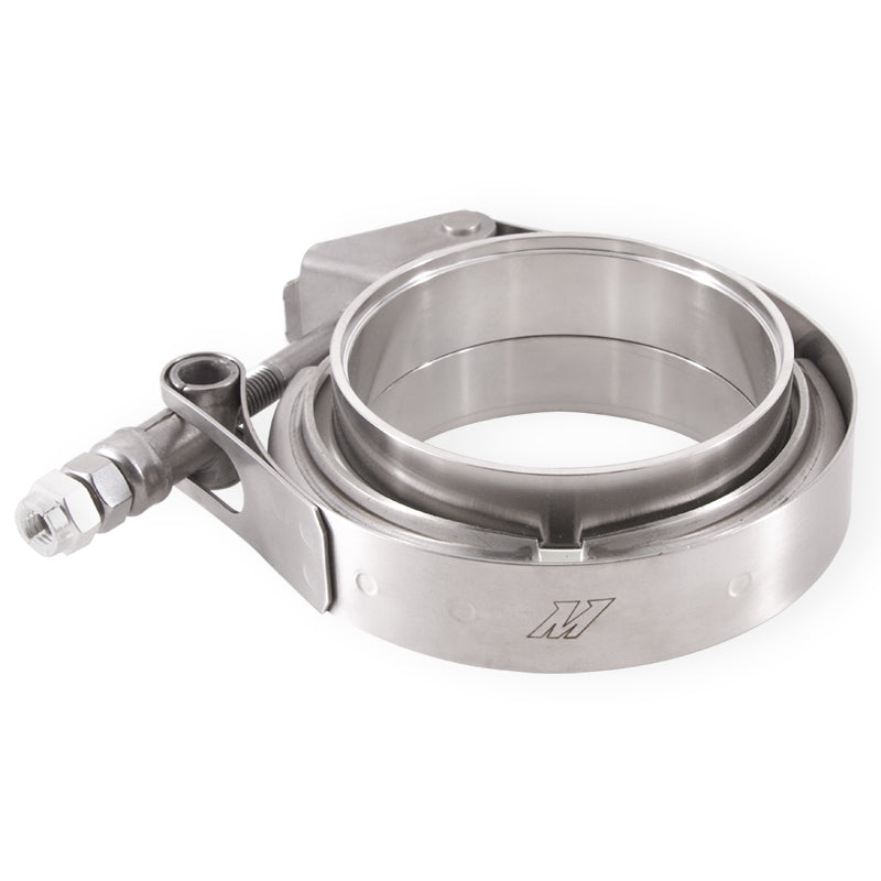 Mishimoto Stainless Steel V-Band Clamp - 3 Inch for Secure Pipe Connections