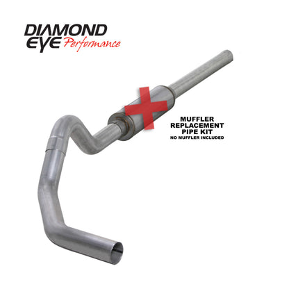 Diamond Eye Performance 4-inch Catback Exhaust System Kit for 2004.5-2007.5 Dodge Ram 2500/3500 with 5.9L Cummins Engine