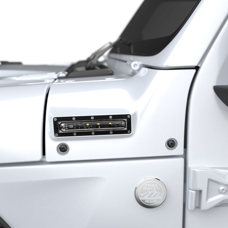 EGR VSLJP0190 LED Side Lights for 2018-2025 Jeep Wrangler JL/JLU and Gladiator JT – Bright White