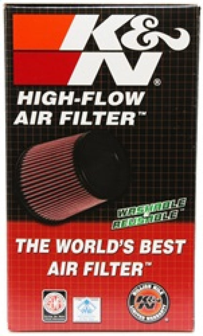 K&N Engineering Universal Air Filter Part RU-4730 - 3 Inch Flange, 6 Inch Base, 5 Inch Top, 6.5 Inch Height for BMW Models