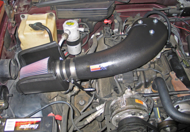 K&N Engineering 57-3027 High-Flow Cold Air Intake System for 1988-1995 Chevy C/K Pickups with V8-7.4L