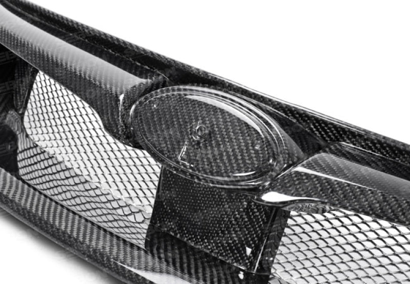 Seibon Carbon Fiber Front Grill for 2011-2014 Subaru WRX STI – High-Performance, Lightweight, and Durable