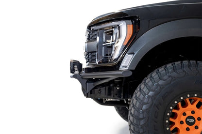 Addictive Desert Designs Ford Raptor Pro Bolt-On Light Hoop for 2021-2023 F-150 with 4 LED Lights - Hammer Black