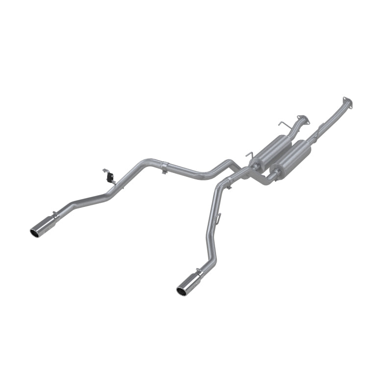 MBRP Armor Plus Series Cat Back Exhaust System for 2009-2012 Toyota Tundra 5.7L - Dual Split Rear Exit with 3.5 Inch Tips