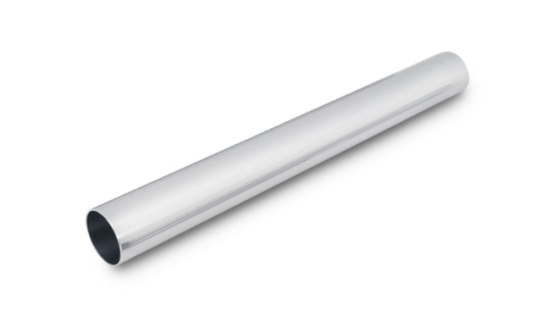 Vibrant 2-inch OD Universal Aluminum Tubing - Polished, 18-inch Length