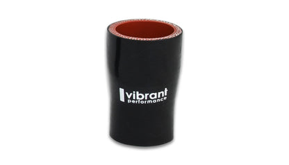Vibrant 4 Ply Reducer Coupling 1.25in to 1.50in x 3in - Black Silicone Transition Hose