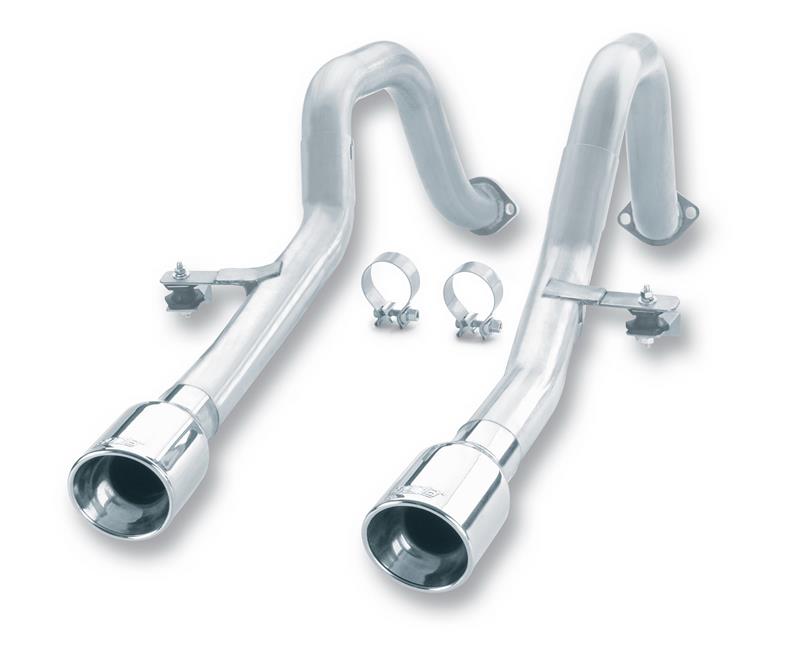 Borla 97-04 Chevrolet Corvette 5.7L V8 Straight Pipe Exhaust System with Dual Tips