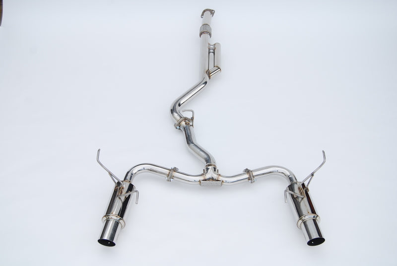 Invidia 2022+ Subaru WRX N1 Twin Outlet Single Layer Stainless Steel Tip Cat-Back Exhaust