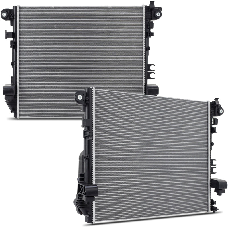 Mishimoto 2018+ Jeep Wrangler JL Replacement Radiator - OEM-Quality Aluminum Core and Plastic End Tanks