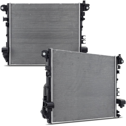 Mishimoto 2018+ Jeep Wrangler JL Replacement Radiator - OEM-Quality Aluminum Core and Plastic End Tanks