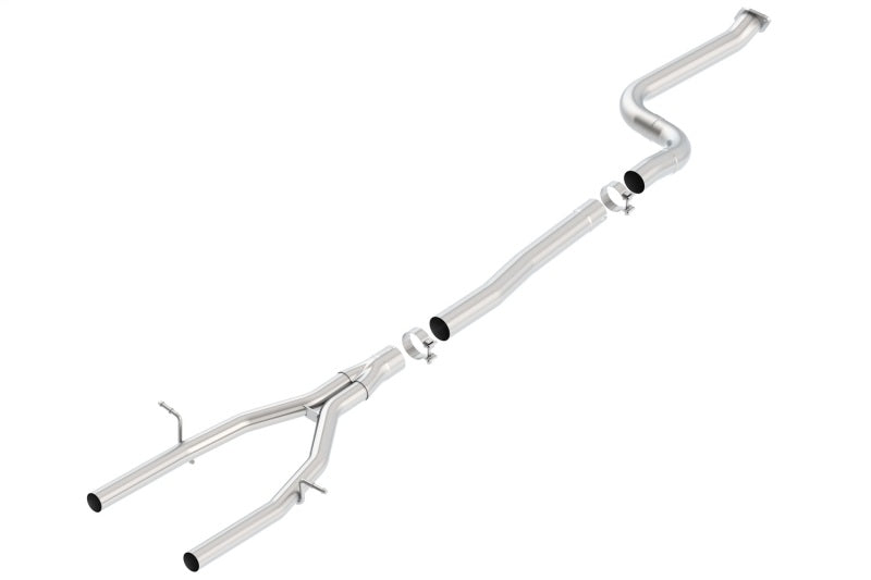 Borla 60622 Mid-Pipe with Y-Pipe for 2016-2023 Chevrolet Camaro 2.0L Turbo - Performance Exhaust Upgrade