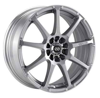 Enkei EDR9 17x7 Silver Alloy Wheel with Dual Bolt Pattern 5x100/114.3 - 45mm Offset